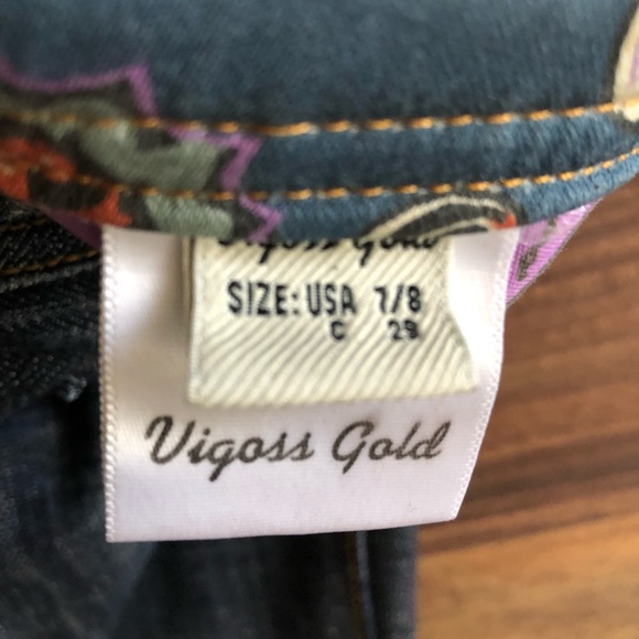 Vigoss Gold boot cut beaded jeans - Picture 4 of 9